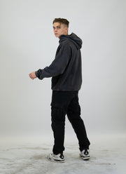 STONEWASHED 'TARGET' HOODIE - RARE IDENTITY™