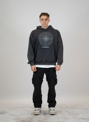 STONEWASHED 'TARGET' HOODIE - RARE IDENTITY™